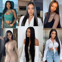 The Melt & Go 5×5 HD Glueless Bone Straight Wig – 250% Density | Pre-Cut & Pre-Plucked | Up to 40”