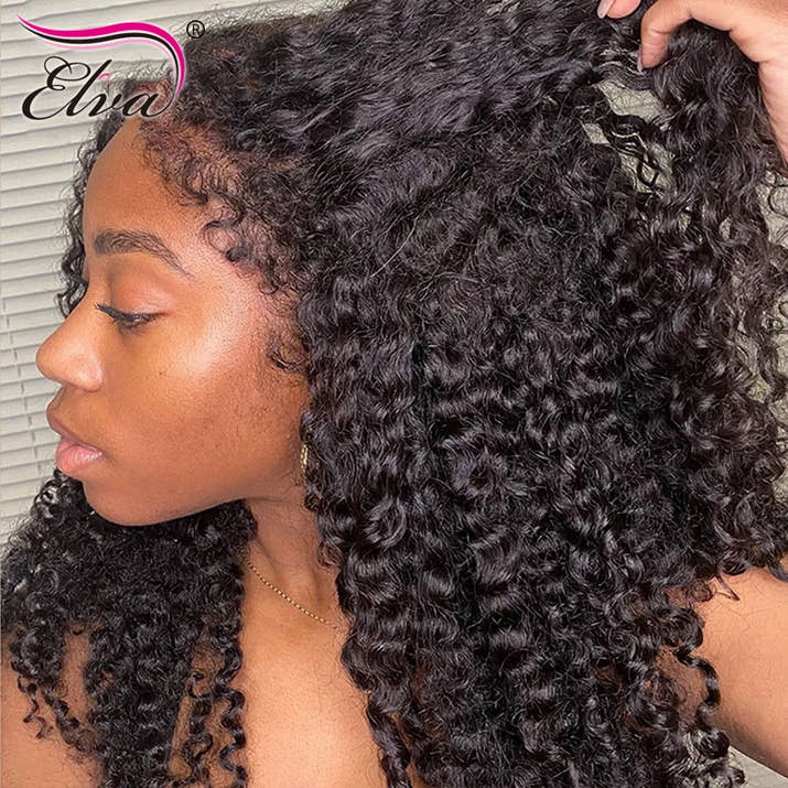 360° Full Lace Curly Wig with Baby Hairline