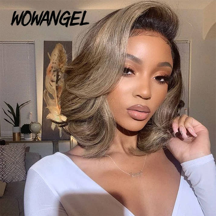 Ash Blonde Body Wave Bob