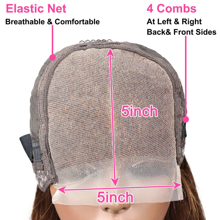 BOB Lace Front Wig Human Hair Straight 180% Full Density 13x4 HD Transparent Lace Frontal Wigs Bob Hair Lace Front Wig For Women