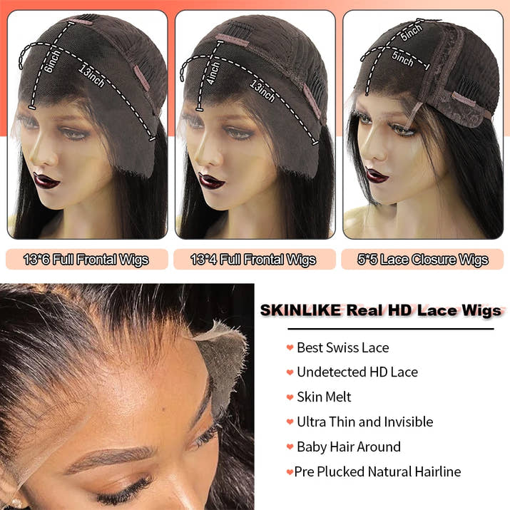 BEEOS Jerry Curly Glueless 250% Skinlike 13x6 HD Lace Front Human Hair Wigs Preplucked 5x5 HD Transparent Lace Wigs For Women