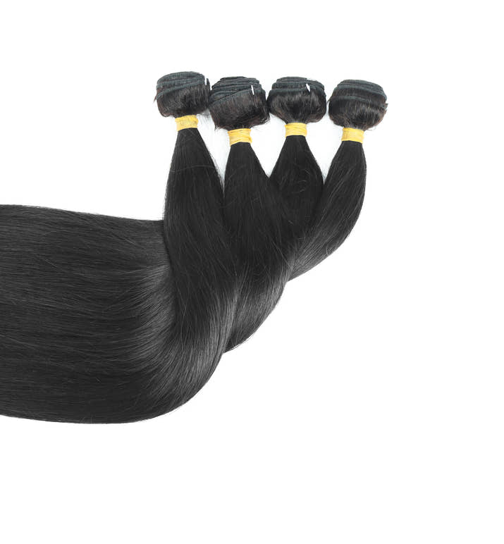 36 40 Inch Straight Human Hair Bundles 100% Human Hair Raw Virgin Unprocessed Hair Extensions Weave 3 4 Bundle Deals For Women