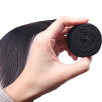 3/4 Pcs Bundles 34 36 38 40 Inch Bone Straight Human Hair Bundle Raw Virgin Unprocessed 100% Human Hair Extensions Double Weft