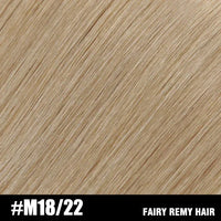 Fairy Remy Hair 0.5g/strand 12/14 inch Real Remy K Flat Tip Human Hair Extensions Silky Straight Pre Bonded Keratin Hair