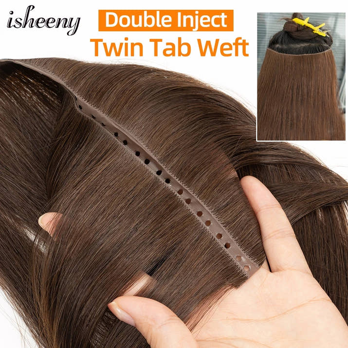 Invisible Hole Weft Human Hair Extensions 16