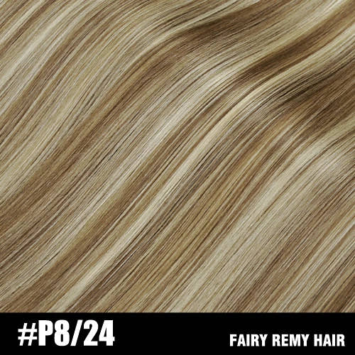 Fairy Remy Hair 0.5g/strand 12/14 inch Real Remy K Flat Tip Human Hair Extensions Silky Straight Pre Bonded Keratin Hair