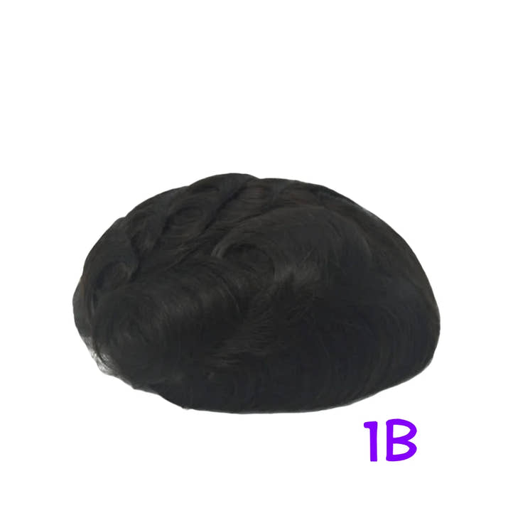 Full Lace Toupee For Men Human Hair Systems Unit Men's Lace Base Wig Breathable Male Capillary Prothesis Man Wigs