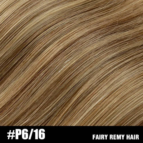 Fairy Remy Hair 0.5g/strand 12/14 inch Real Remy K Flat Tip Human Hair Extensions Silky Straight Pre Bonded Keratin Hair