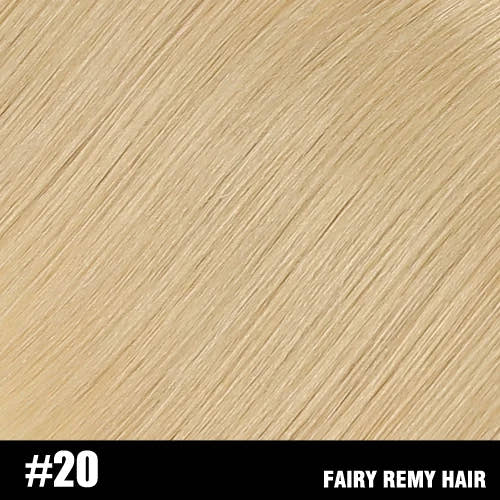 Fairy Remy Hair 0.5g/strand 12/14 inch Real Remy K Flat Tip Human Hair Extensions Silky Straight Pre Bonded Keratin Hair