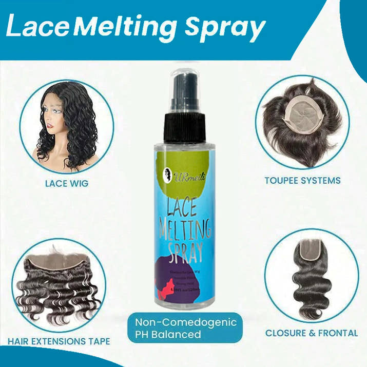 16Pcs Lace Wig Glue Kit with Lace Tint Melting Spray for Women Wigs Hair Wax Stick Lace Glue Glue Remover Tool Set