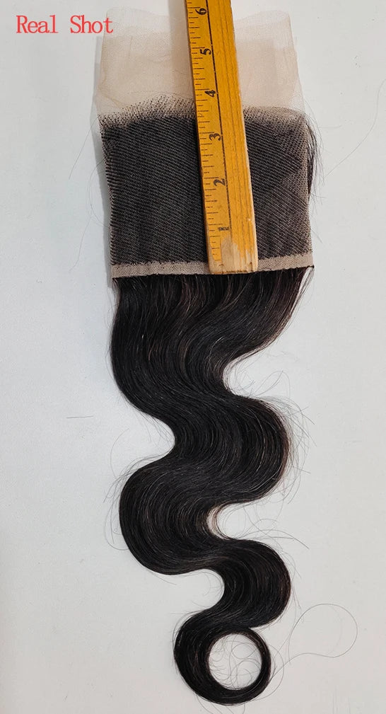 Phashion Ear to Ear 13X4 Lace Frontal Straight 4x4 5X5 Closure Only Body Wave Pre Plucked Swiss Transparent 100% Remy Human Hair