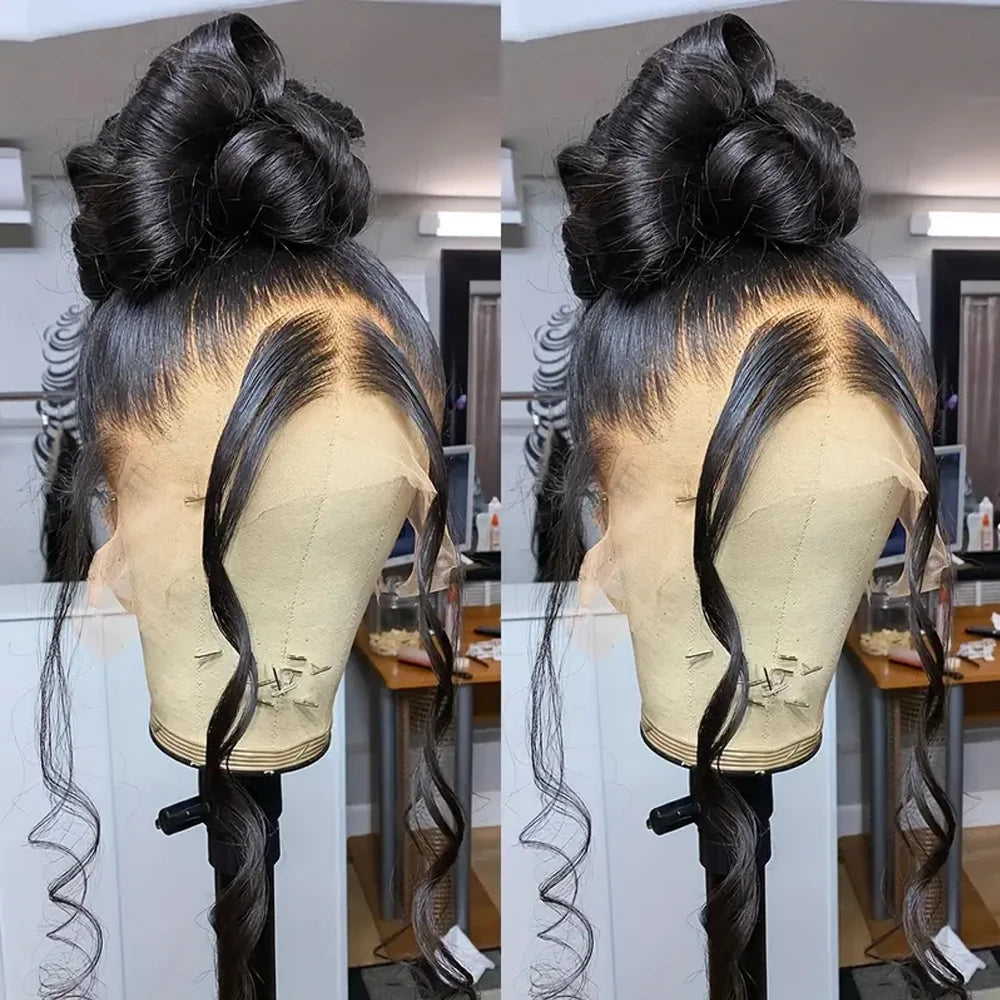360 Full Lace Front Wig Human Hair Wigs Body Wave 13x6 13x4 HD Lace Front Wig Human Hair Pre Plucked Deep Curly Lace Frontal Wig