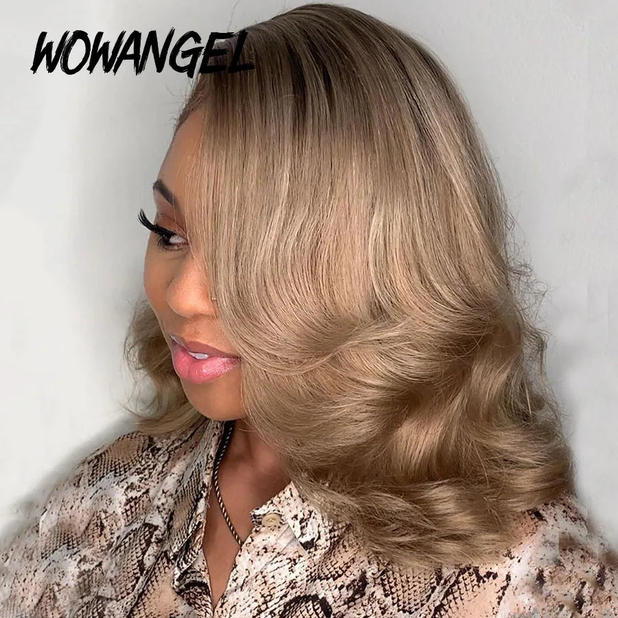 Ash Blonde Body Wave Bob