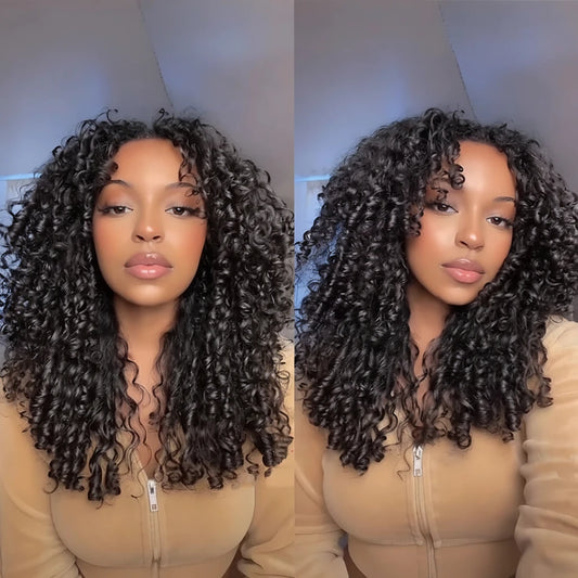 Burmese Curly Human Hair Bundles | 100% Virgin Ocean Spiral Curly Hair Extensions