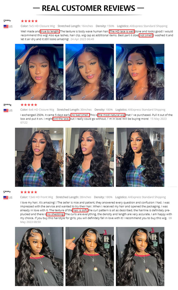 250% Glueless 2x6 HD Lace Closure Wigs Body Wave Preplucked Wear Go HD Transparent Lace Frontal Human Hair Wigs For Women