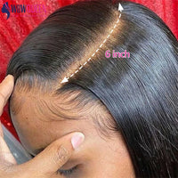 Body Wave Bundles With Closure 2x6 Brazilian Hair Weave 3/4 Bundles With Closure Natural Human Hair Bundles With Lace Closure
