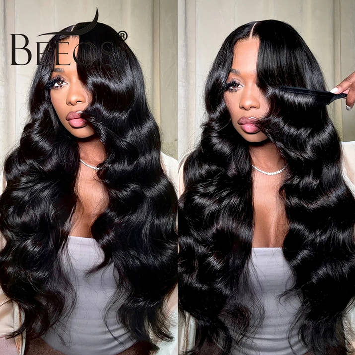 250% Glueless 2x6 HD Lace Closure Wigs Body Wave Preplucked Wear Go HD Transparent Lace Frontal Human Hair Wigs For Women