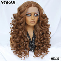 Colorful Curly Lace Front Wig