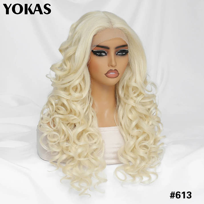 Colorful Curly Lace Front Wig