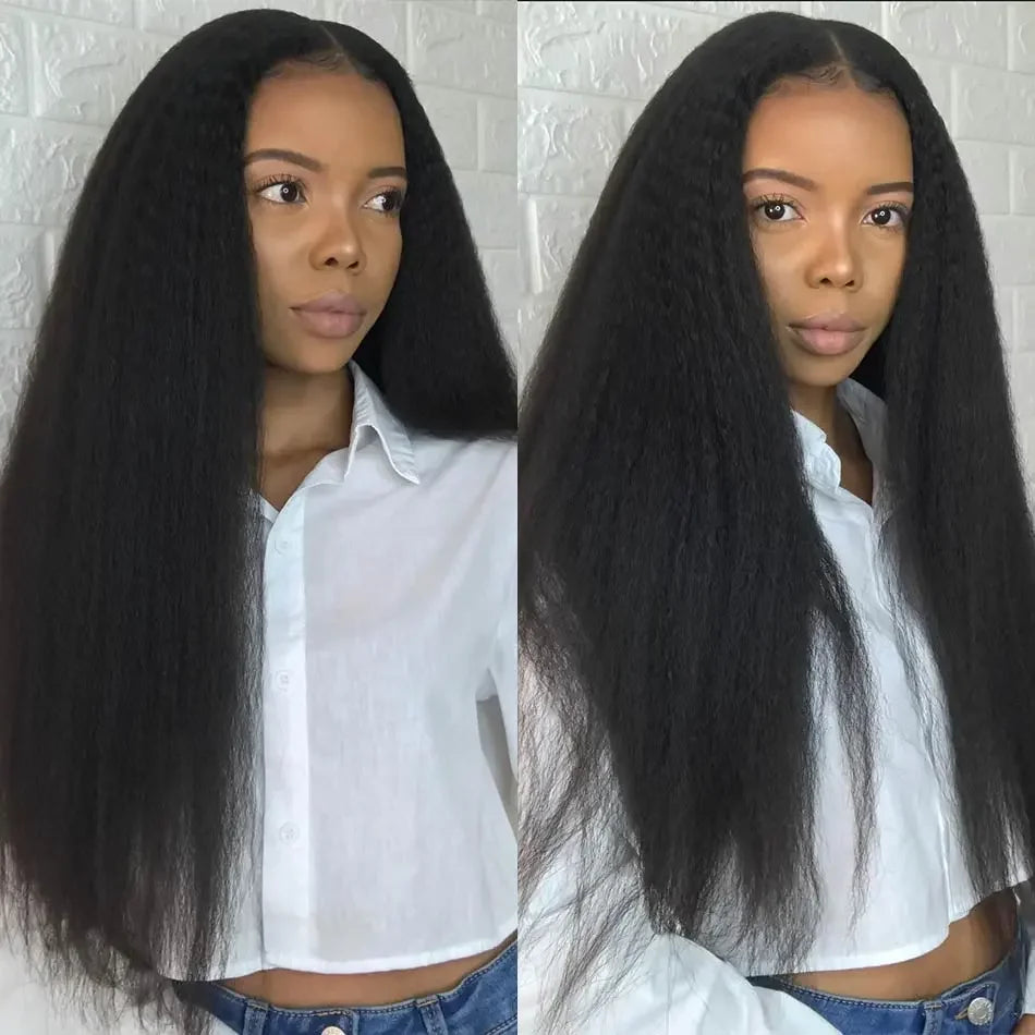 Kinky Straight Crochet Human Hair Pre Looped Feather Real Human Hair Extensions Reusable Invisible Pre-Separated Knotless