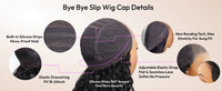 UNice Bye Bye Slip 7x5 Lace Black Cherry Pre Layered Wolf Bob Wig With Wispy Bangs & Drawstring Wear Go Glueless Human Hair Wig