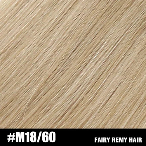 Fairy Remy Hair 0.5g/strand 12/14 inch Real Remy K Flat Tip Human Hair Extensions Silky Straight Pre Bonded Keratin Hair