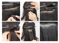 Invisible Tape In Extensions Human Hair Seamless Pu Skin Weft Injected Hair Extensions Hand Tied Adhesives Tape-Ins 10pcs/pack