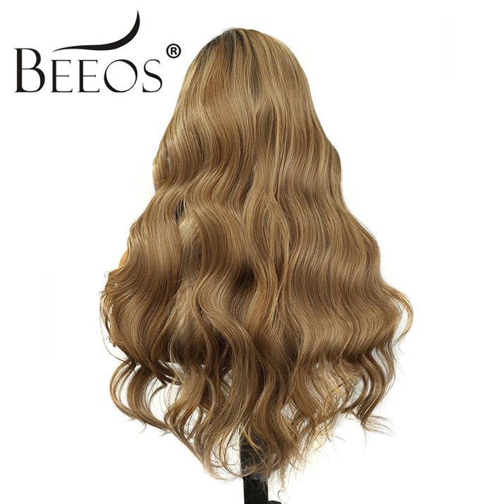 Ombre 13x6 HD Lace Frontal Human Hair Wigs 15A Raw Human Hair 100% Human Hair Deep Part Color Pre Plucked Blonde Wig For Women