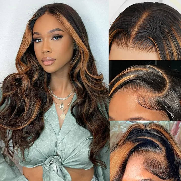 Ombre Lace Front Wig Highlight