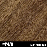 Fairy Remy Hair 0.5g/strand 12/14 inch Real Remy K Flat Tip Human Hair Extensions Silky Straight Pre Bonded Keratin Hair