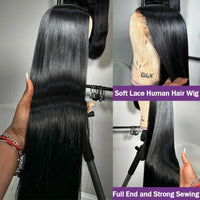 32Inch 360 Lace Wig Straight Lace Front Wig 13x4 13x6 Human Hair Wigs For Women Brazilian Hair Pre Plucked 4x4 Lace Closure Wig