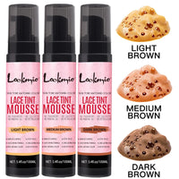 Natural Lace Tint Spray Dyed Foam Mousse for Women 100ML Wigs Mesh Skin-fitting Invisible Colorant Cosplay Wig Dye Mist