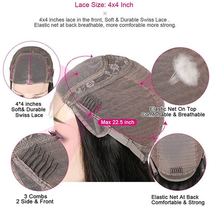 360 Full Lace Frontal Wig Fringe Body Wave Lace Front Wig Human Hair Wigs With Bangs Glueless Brazilian Wigs On Sale Clearance