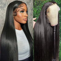 32Inch 360 Lace Wig Straight Lace Front Wig 13x4 13x6 Human Hair Wigs For Women Brazilian Hair Pre Plucked 4x4 Lace Closure Wig