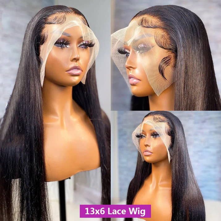 32Inch 360 Lace Wig Straight Lace Front Wig 13x4 13x6 Human Hair Wigs For Women Brazilian Hair Pre Plucked 4x4 Lace Closure Wig