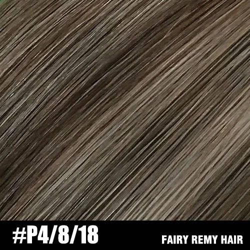 Fairy Remy Hair 0.5g/strand 12/14 inch Real Remy K Flat Tip Human Hair Extensions Silky Straight Pre Bonded Keratin Hair
