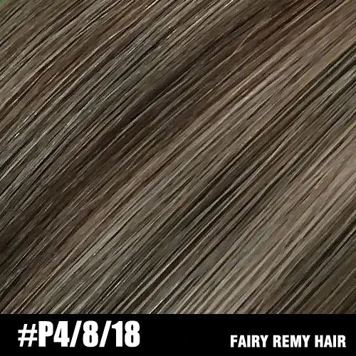 Fairy Remy Hair 0.5g/strand 12/14 inch Real Remy K Flat Tip Human Hair Extensions Silky Straight Pre Bonded Keratin Hair