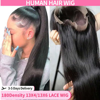 32Inch 360 Lace Wig Straight Lace Front Wig 13x4 13x6 Human Hair Wigs For Women Brazilian Hair Pre Plucked 4x4 Lace Closure Wig