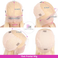 613 1B Ombre Blonde Colored Human Hair Wigs 13x4 13x6 lace Front Human Hair Wig Siamese Black Ombre Body Wave Lace Frontal Wigs