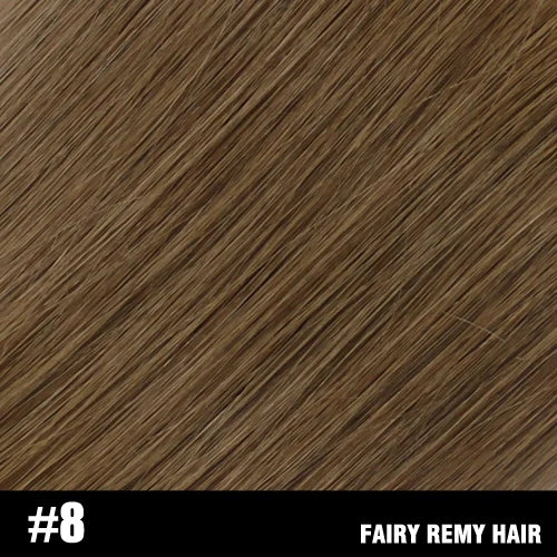 Fairy Remy Hair 0.5g/strand 12/14 inch Real Remy K Flat Tip Human Hair Extensions Silky Straight Pre Bonded Keratin Hair