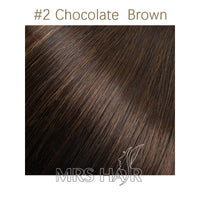 Invisible Hole Flat Pu Tape Human Hair Twin Tabs 25cm Long Tape PU Weft Real Human Hair No Glue Microlink Application 40-50g