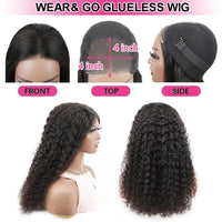 Natural Wave Glueles Wear & Go Wig