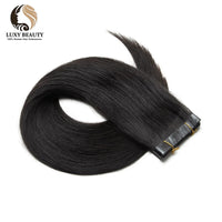 Seamless PU Tape Weft Human Hair Extensions Long PU Skin Weft Tape in Hair Extensions No Glue Human Hair For Fine Hair Long Weft