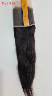 Phashion Ear to Ear 13X4 Lace Frontal Straight 4x4 5X5 Closure Only Body Wave Pre Plucked Swiss Transparent 100% Remy Human Hair