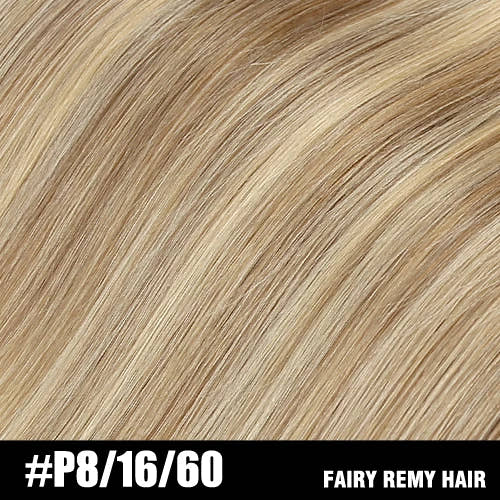 Fairy Remy Hair 0.5g/strand 12/14 inch Real Remy K Flat Tip Human Hair Extensions Silky Straight Pre Bonded Keratin Hair