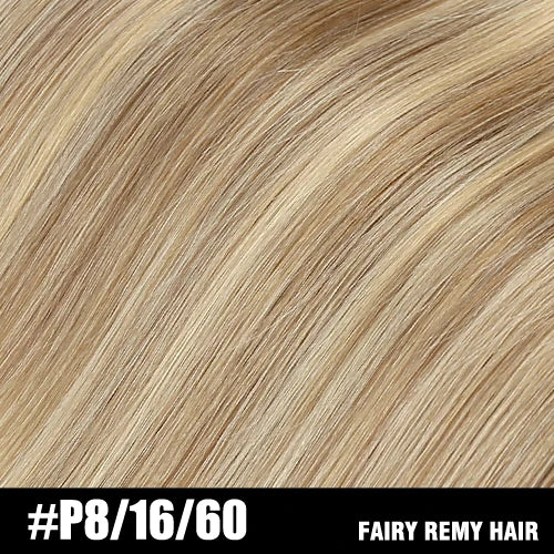 Fairy Remy Hair 0.5g/strand 12/14 inch Real Remy K Flat Tip Human Hair Extensions Silky Straight Pre Bonded Keratin Hair