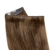 Invisible PU Clip In Hair Extension Human Hair Injected PU Tape Weft Clip in Extension 7Pcs/set 12-24inch 100G 120G Clip On Hair