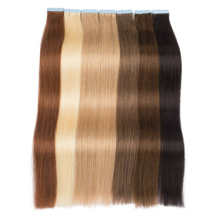 Straight Tape in Hair Extension Human Hair 2g/pc 20pcs Brazilian Remy Human Hair Natural Human Hair Extensions Tape in Extension