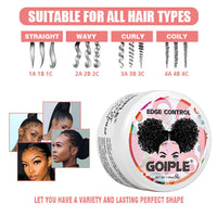 9-Piece Lace Wig Styling Waterproof Wigs Adhesive Strong Hold Glue  Edge Control Gel Synthetic Hair Installation Accessories Kit