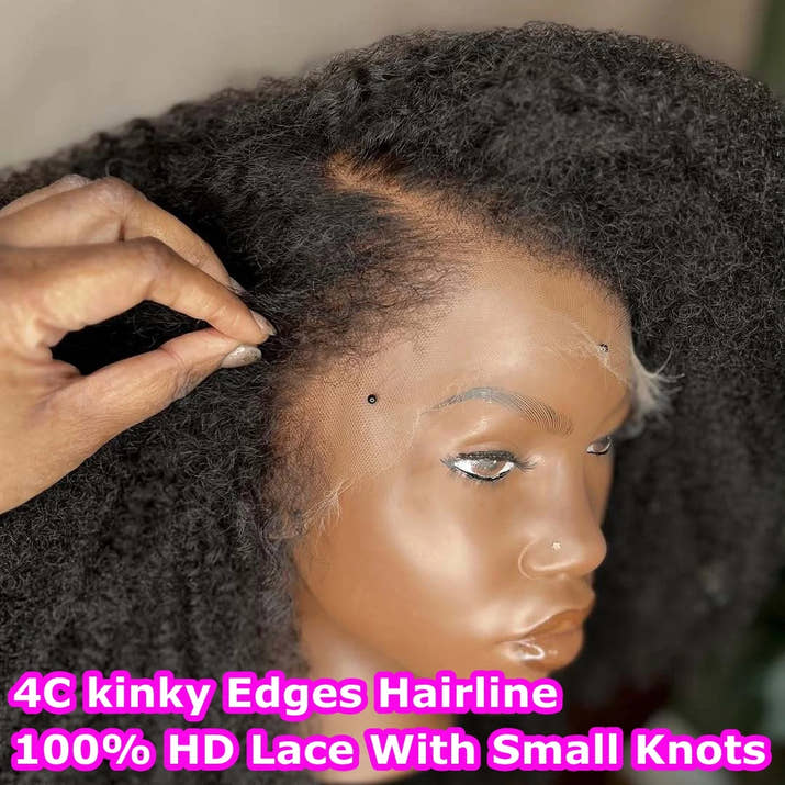 Kinky Curly HD Lace Bob Wig